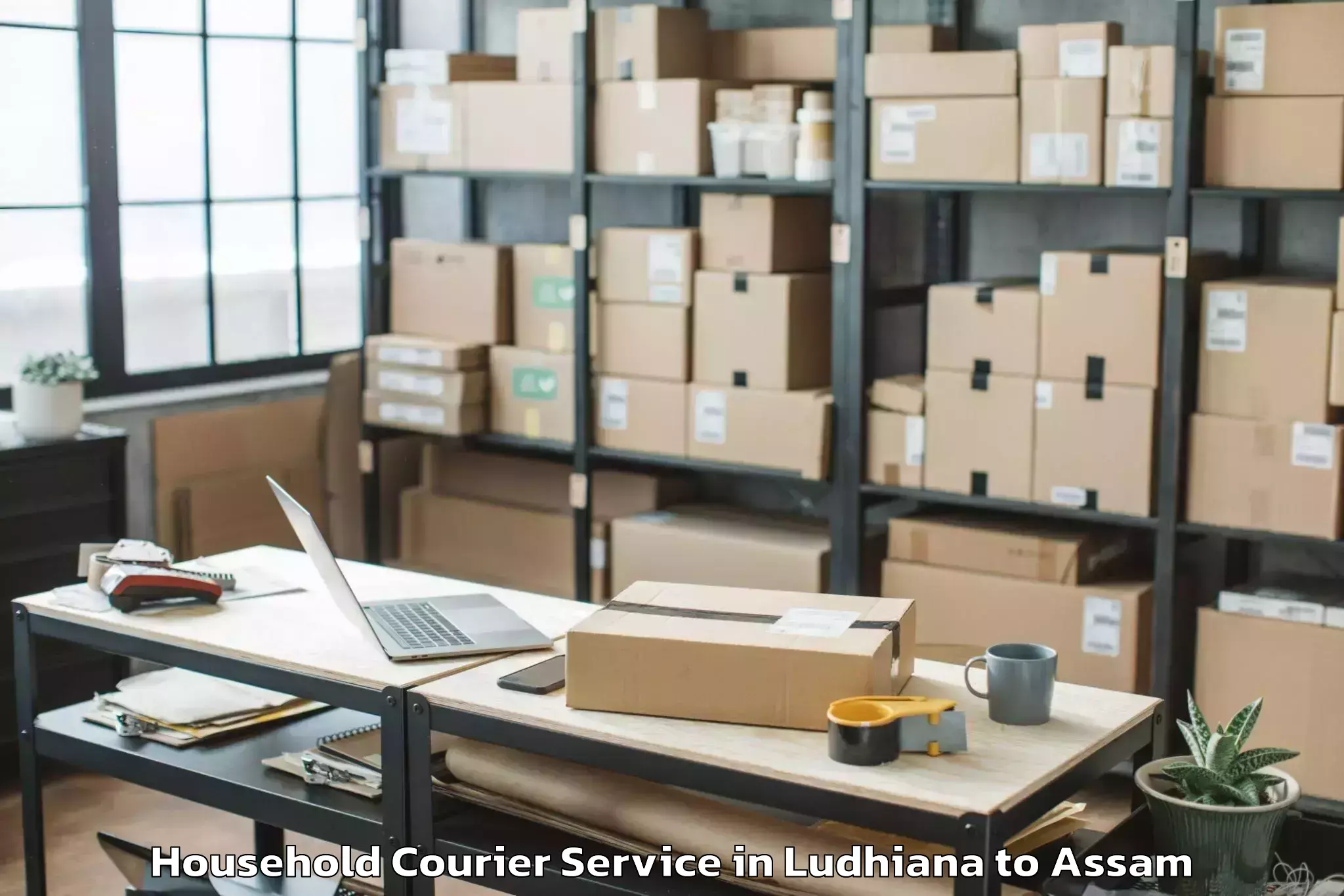 Affordable Ludhiana to Gossaigaon Household Courier